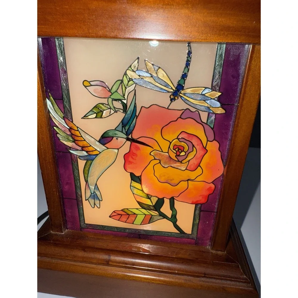 Wood Box Nightlight‎ Nativity by AMIA Hummingbird Flower
